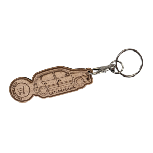 Jeton de caddie Clio II Team du Lion en bois